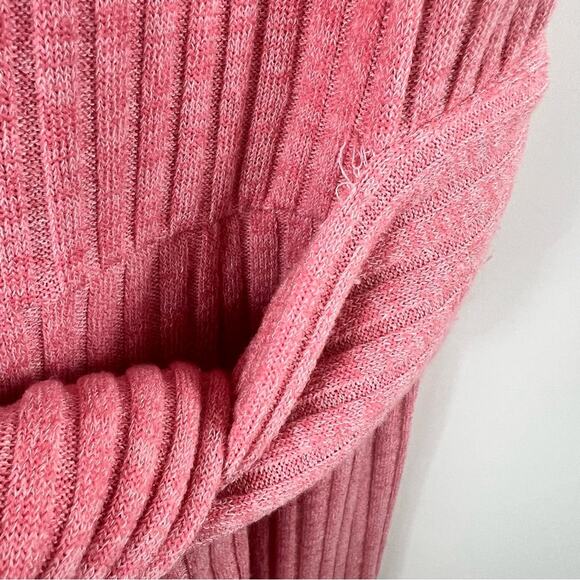 Ribbed Knit SAYLOR Womens XS Molly Tie Waist Straight Leg Jumpsuit Lounge Casual - Picture 5 of 13